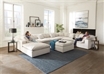 Posh 6 Piece Fabric Sectional by Jackson Furniture - 4445-6