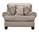 Freemont Oversized Chair in Pewter Fabric by Jackson Furniture - 4447-01