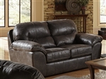 Grant Loveseat in Steel Leather by Jackson Furniture - 4453-02-ST