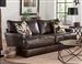 Pavia Sofa in Cocoa Leather by Jackson Furniture - 5482-03