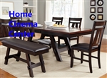 Lawson 6 Piece Dining Set in Espresso Two Tone Finish by Liberty Furniture - LIB-116-T4090
