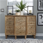 Montrose 12 Drawer Accent Cabinet in Weathered Honey Finish by Liberty Furniture - 2054-AC4836