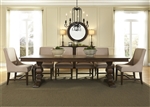 Armand Trestle Table 7 Piece Set in Antique Brownstone Finish by Liberty Furniture - 242-DR-7TRS