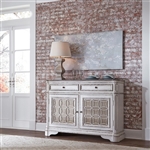 Magnolia Manor Buffet in Antique White Finish by Liberty Furniture - 244-CB5692