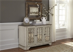 Magnolia Manor 51 Inch TV Console Accent Cabinet in Antique White Finish by Liberty Furniture - 244-OT1031
