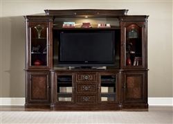 Andalusia Entertainment Wall in Vintage Cherry Finish by Liberty Furniture - 259-ENTW