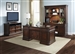 Brayton Manor Jr Executive 5 Piece Home Office Set in Cognac Finish by Liberty Furniture - 273-HOJ-5JES