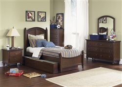 Abbott Ridge 4 Piece Youth Bedroom Set in Cinnamon Finish by Liberty Furniture - 277-BR11