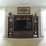 Paradise Valley 6 Piece Center with Piers in Saddle Brown Finish by Liberty Furniture - LIB-297-ENT-ECP