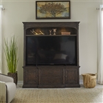 Paradise Valley TV Center in Saddle Brown Finish by Liberty Furniture - LIB-297-ENT-ENC