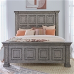 Big Valley Queen Panel Bed in Graystone Finish by Liberty Furniture - LIB-361G-BR-QPB