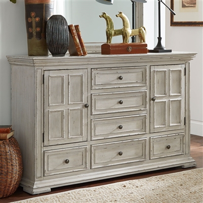 Big Valley Sideboard in Whitestone Finish by Liberty Furniture - 361W-BR-DM