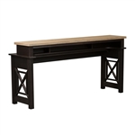 Heatherbrook Console Bar Table in Charcoal & Ash Finish by Liberty Furniture - LIB-422-OT7436