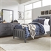 Cottage View Panel Bed 4 Piece Youth Bedroom Set in Dark Gray Finish by Liberty Furniture - LIB-423-YBR-TPBDMN