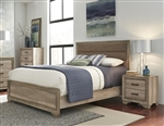 Sun Valley Upholstered Bed in Sandstone Finish by Liberty Furniture - 439-BR-QUB