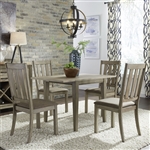 Sun Valley Drop Leaf Table 5 Piece Dining Set in Sandstone Finish by Liberty Furniture - 439-DR-5DLS