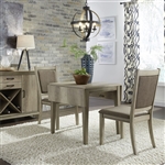 Sun Valley Drop Leaf Table 3 Piece Dining Set in Sandstone Finish by Liberty Furniture - 439-DR-O3DLS