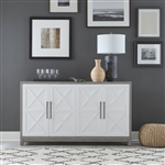 Palmetto Heights Accent Buffet in Two Tone Shell White and Driftwood Finish by Liberty Furniture - 499-AC1000