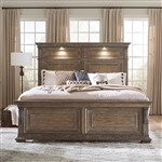 Carlisle Court Panel Bed in Chestnut Finish by Liberty Furniture - 502-BR-QPB