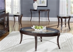 Avalon Occasional Tables in Dark Truffle Finish by Liberty Furniture - LIB-505-OT