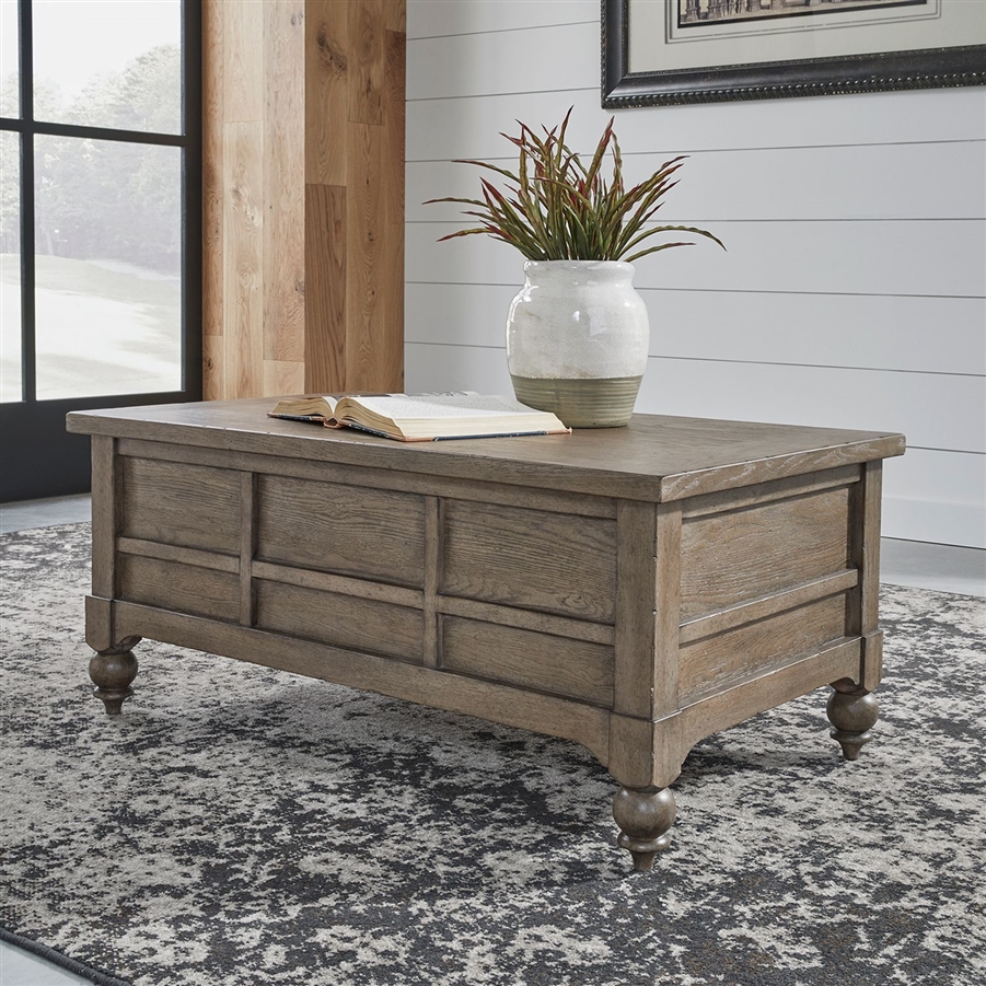 Farmhouse Taupe - in Finish by Trunk Liberty Furniture 615-OT1012 Americana