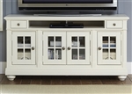 Harbor View 62 Inch Entertainment TV Stand in White Linen Finish by Liberty Furniture - 631-TV62