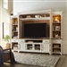 Farmhouse Reimagined 6 Piece Entertainment Center with Piers in Antique White w/ Chestnut Top Finish by Liberty Furniture - LIB-652-ENT-ECP