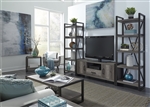 Tanners Creek 3 Piece Entertainment Center in Greystone Finish by Liberty Furniture - 686-ENTW-OEC