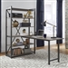 Tanners Creek Desk and Bookcase Set in Greystone Finish by Liberty Furniture - 686-HO-DSK