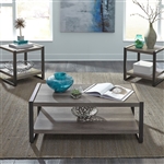 Tanners Creek 3 Piece Accent Table Set in Greystone Finish by Liberty Furniture - 686-OT3000