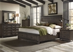 Thornwood Hills Storage Bed 6 Piece Bedroom Set in Rock Beaten Gray Finish by Liberty Furniture - 759-BR-S