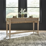 Devonshire Console Bar Table in Weathered Sandstone Finish by Liberty Furniture - LIB-809-OT6736