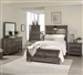 Lakeside Haven Panel Bed 4 Piece Youth Bedroom Set in Brownstone Finish by Liberty Furniture - 903-BR-Y
