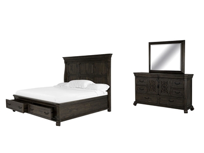 Bellamy 6 Piece Panel Bedroom Set with Panel Headboard/Storage Footboard by Magnussen - MAG-B2491-54B-SET