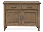 Roxbury Manor Buffet in Homestead Brown/Antique Bronze Finish by Magnussen - MAG-D5011-14