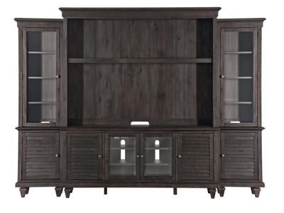 Calistoga Entertainment Center in Weathered Charcoal Finish by Magnussen - MAG-E2590-05C