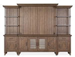 Roxbury Manor Entertainment Center in Homestead Brown Finish by Magnussen - MAG-E5011-08C