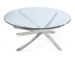 Zila 3 Piece Occasional Table Set in Brushed Nickel Finish by Magnussen - MAG-T2050-45-05