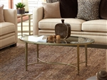 Copia 3 Piece Occasional Table Set in Antiqued Silver with Gold Tint Finish by Magnussen - MAG-T2114-47-07