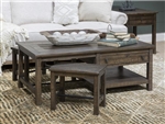 Smithton 3 Piece Occasional Table Set with Rectangular End Tables by Magnussen - MAG-T5537-43-03