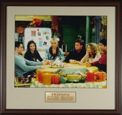 Friends Cast Photograph Framed Display