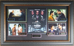 Goodfellas Cast Autographed Home Theater Display