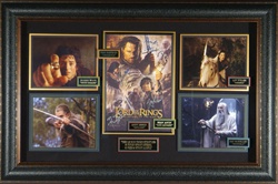 Lord of the Rings "The Return of the King" Cast Signed Home Theater Display