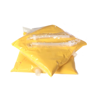 Muy Fresco 110 oz. Cheddar Cheese Sauce Disposable Dispenser Bags (Two Bags) by Paragon - PAR-2109