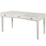 Addison 60 Inch Writing Desk in Chiffon White Finish by Parker House - ADD#360