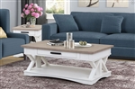 Americana Cocktail Table in Cotton Finish by Parker House - AME#01-COT
