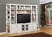 Boca 6 Piece TV Library Wall in Cottage White Finish by Parker House - BOC-411-6