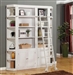 Boca 4 Piece Bookcase in Cottage White Finish by Parker House - BOC-430-4