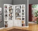 Boca 5 Piece Corner Bookcase in Cottage White Finish by Parker House - BOC-430-5