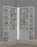 Boca Inside Filler Corner in Cottage White Finish by Parker House - BOC-456